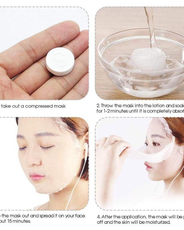 Disposable Face Mask Tablets (Pack of 50pc)