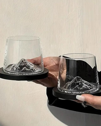 Japanese Mount Fuji Glass