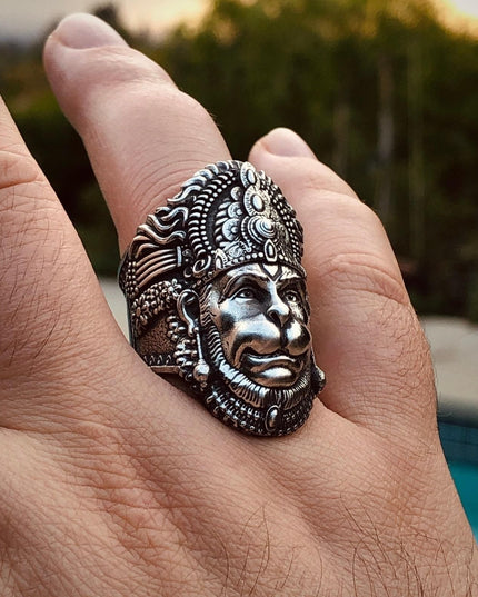 Hanuman Ring Sterling Silver