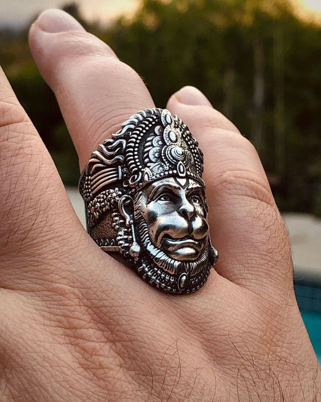 Hanuman Ring Sterling Silver