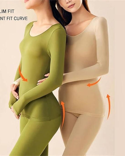 High Elastic Ultra-Thin Base Layer Thermal Inner Topwear Set of 2
