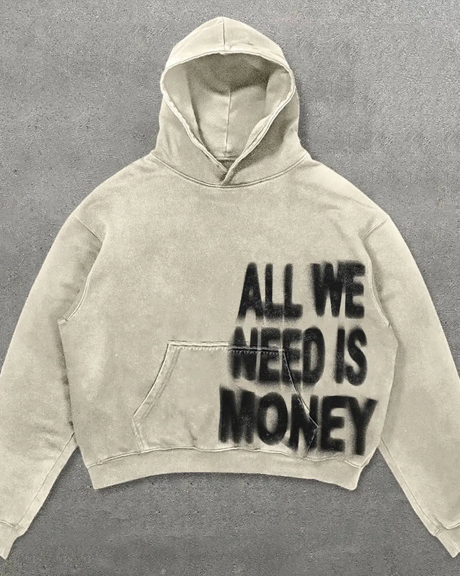 Harajuku Oversized Letter Print Streetwear High Quality Hoodie Vintage Streetwear Women Sweatshirt Goth Jacket Y2K Hoodies Women