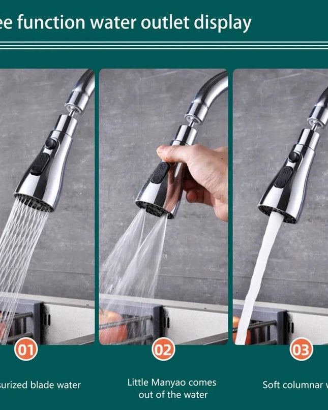 3 Modes Kitchen Sink Faucet