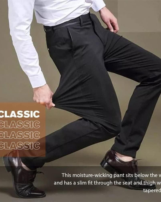 High Elasticity Men's Classic Pants (Pack of 3)