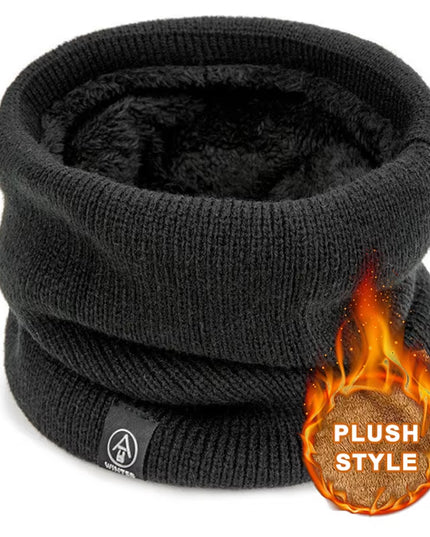 Fashion Soft Knitted Neck Warmer Sport Scarf Women Men Face Cover Winter Skating Running Warm Scarves Thick Cold-Proof Collar