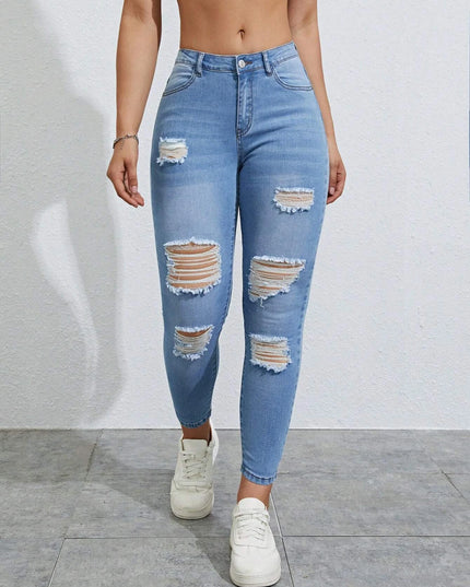 Essnce Ripped Skinny Jeans