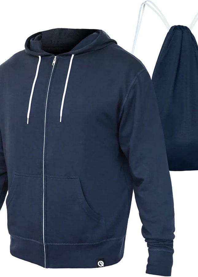 2-In-1 Reversible Backpack Hoodie (As Seen on SHARK TANK) Unisex Full-Zip Hero Hoodie Lite