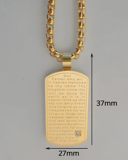 Fashion Female Cross Pendants Dropshipping Gold Black Color Stainless Steel Jesus Cross Pendant Necklace Jewelry for Men/Women