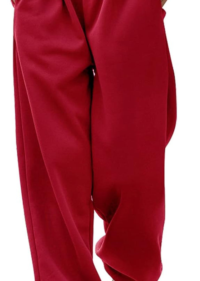 Women'S High Waisted Sweatpants Workout Active Joggers Pants Baggy Lounge Bottoms