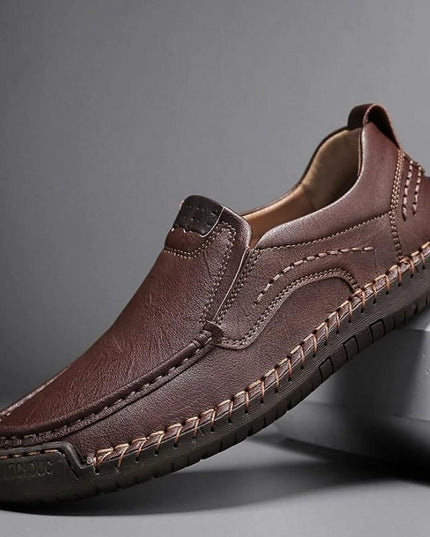 Men's Stitching Breathable Anti-skid Slip On Shoes