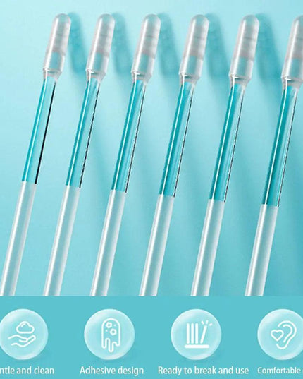 Quick Clean Reusable Sticky Ear Swabs
