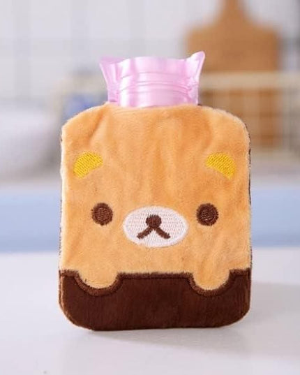 Small Hot Water Rubber Bottle Bag for Pain Relief Therapy