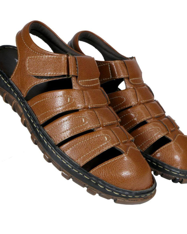 AM PM Men's Daily wear Leather Sandals