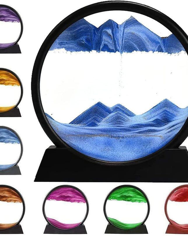 Relaxing Kinetic Sandscape Art Table Desk