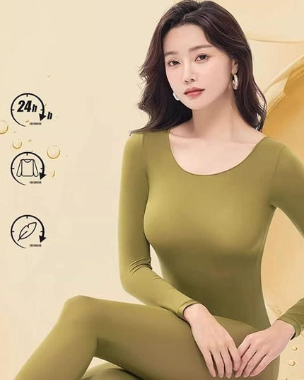High Elastic Ultra-Thin Base Layer Thermal Inner Topwear Set of 2