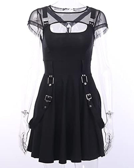 Women'S Black Dresses for Women Cute Alt Lolita Dress Night Out Outfit Curvy Dresses Aesthetic Cheap Lolita Dress
