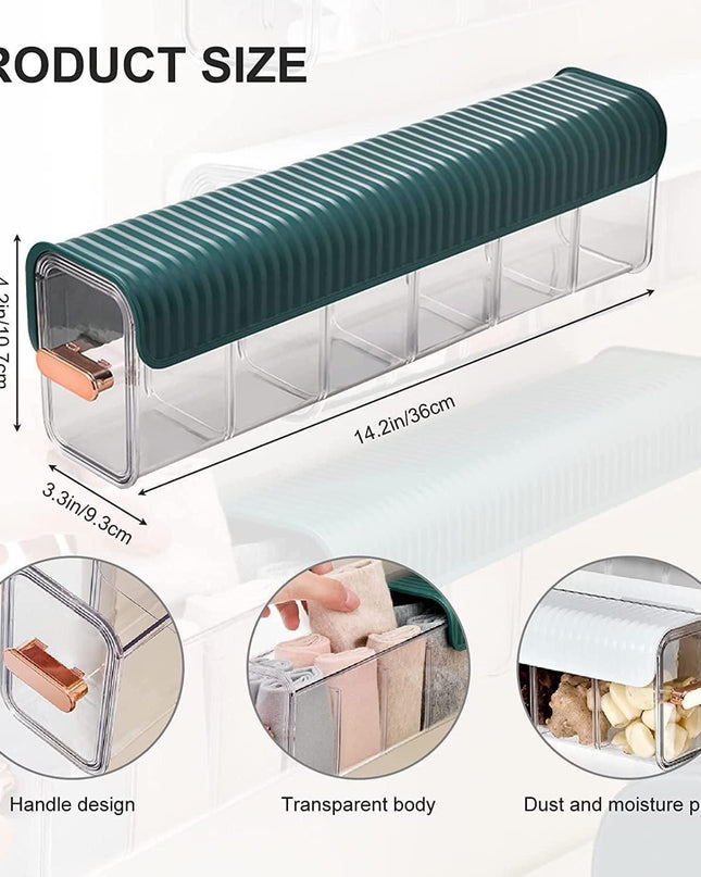 Clear Wall Mounted Drawer Organizer