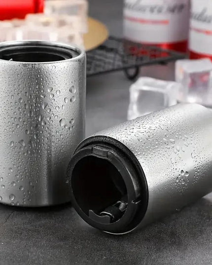 Stainless Steel Automatic Push & Pull Bottle Opener