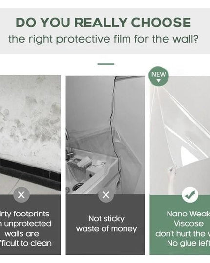 Self- Adhesive Transparent Electrostatic Wall Protection Film Buy 1 Get 1 Free