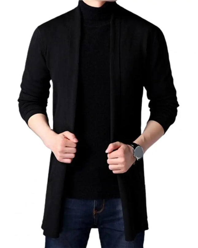 Useful Cardigan Sweater All Match Autumn Knitting Sweater Men Winter Knitting Sweater Coat