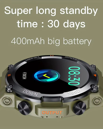 K56Pro Smart Watch for Men Heart Rate Blood Bluetooth Sport 400Mah Long Standby 1.39 Inch 360*360 HD Screen Outdoors Smartwatch
