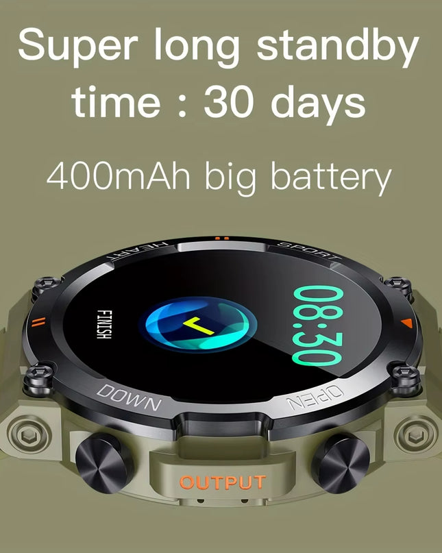 K56Pro Smart Watch for Men Heart Rate Blood Bluetooth Sport 400Mah Long Standby 1.39 Inch 360*360 HD Screen Outdoors Smartwatch