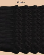 40 Pairs Bk / One Size