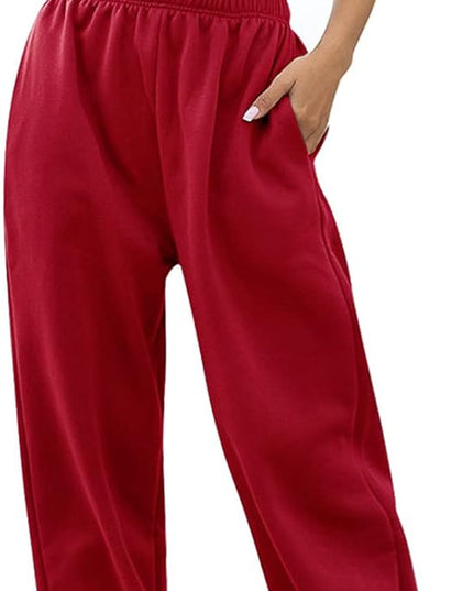 Women'S High Waisted Sweatpants Workout Active Joggers Pants Baggy Lounge Bottoms