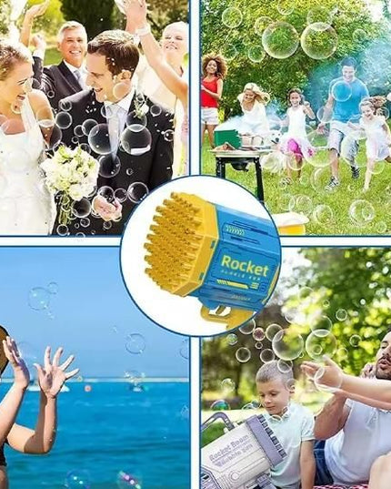 Bubble Gun Machine Kids Automatic Soap Based Bubble Blower