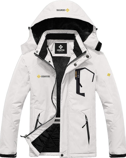 Men'S Mountain Waterproof Ski Snow Jacket Winter Windproof Rain Jacket