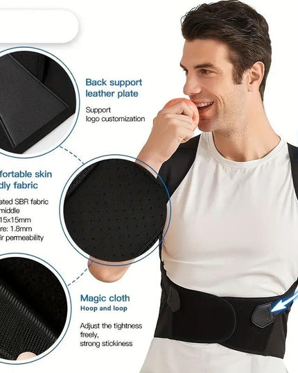 Adjustable Back Posture Corrector/ Slouching Relieve Pain Belt Women Men
