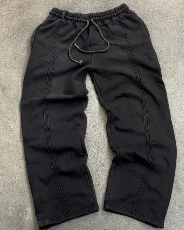 Men's Elastic Waist Sweatpants with Drawstring (Pack of 2) Track Pant