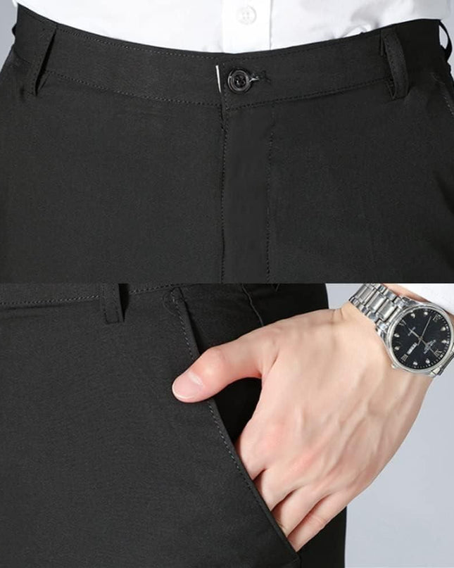 High Elasticity Men's Classic Pants (Pack of 3)