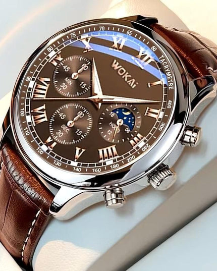 High-quality Men's Luxury belt Fashion quartz watch