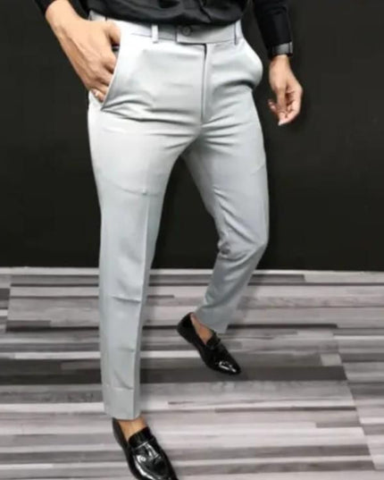 Premium Waist Adjustable Lycra Men's Trouser (Pack of 2)