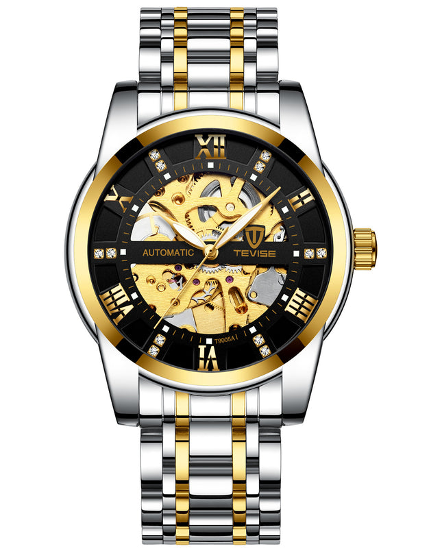 Men''S Fashion Watch Fashion Automatic Mechanical Watch Hollow Watch Watch Waterproof Men''S Watch