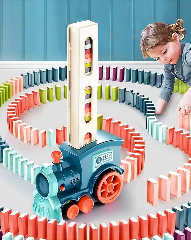 Train Toy Domino Set for Kids ? BPA-Free Plastic with Sound Effects�