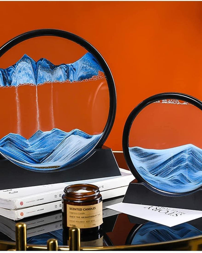 Relaxing Kinetic Sandscape Art Table Desk