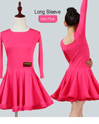 Long Sleeve Hot Pink / Height 100 To 110Cm