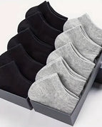 10 Pairs Bkgy / One Size