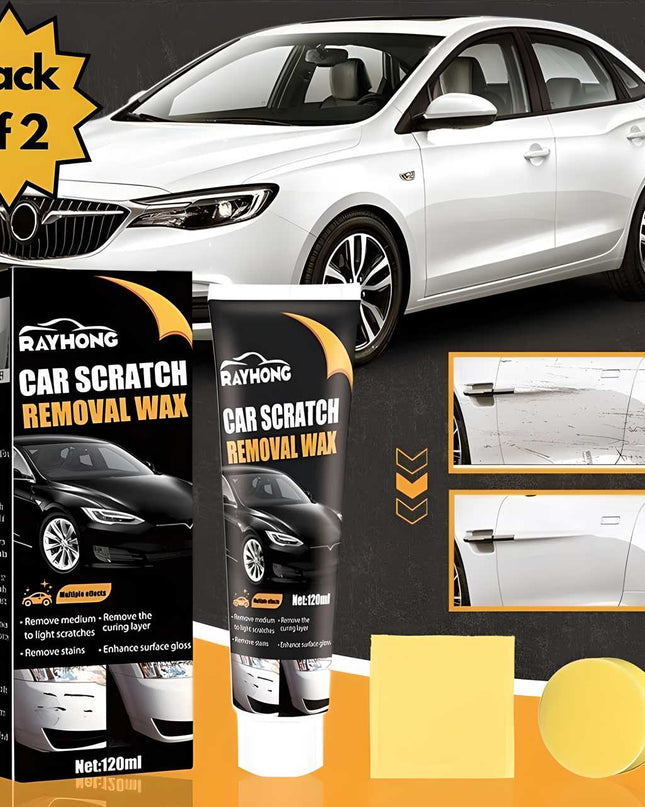 Car Scratch Removal Wax Pack of 2