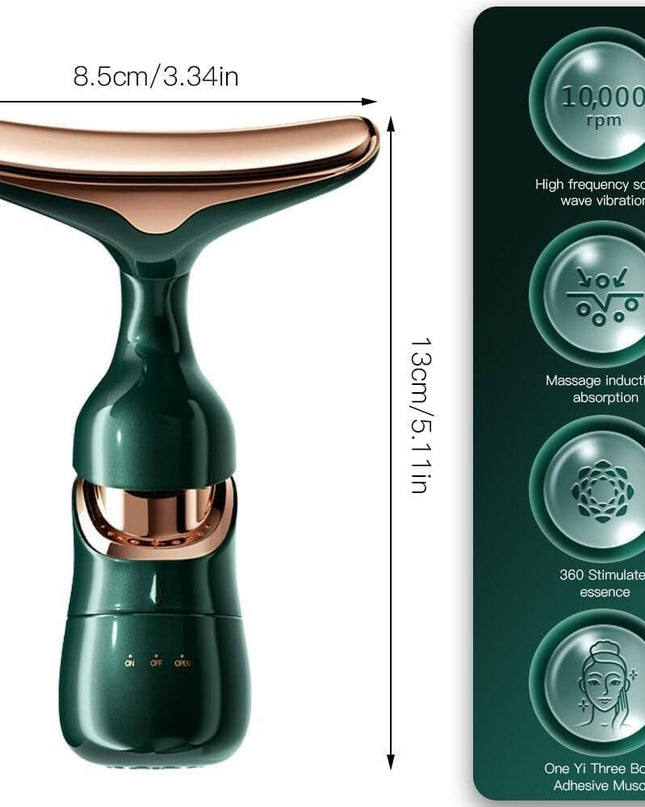 2 In 1 Anti Wrinkles  Facial Massager For Skin Care