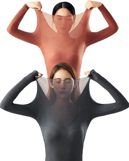 High Elastic Ultra-Thin Base Layer Thermal Inner Topwear Set of 2