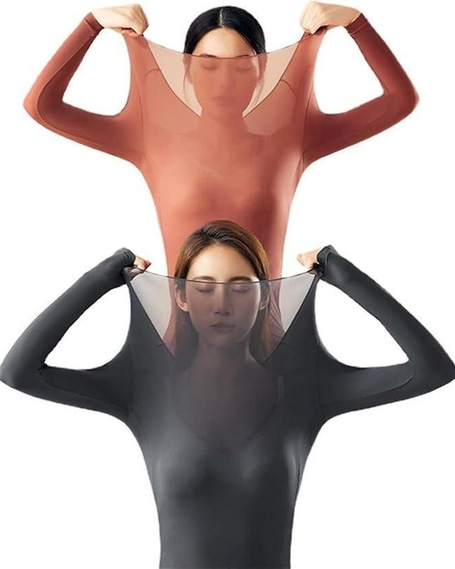 High Elastic Ultra-Thin Base Layer Thermal Inner Topwear Set of 2
