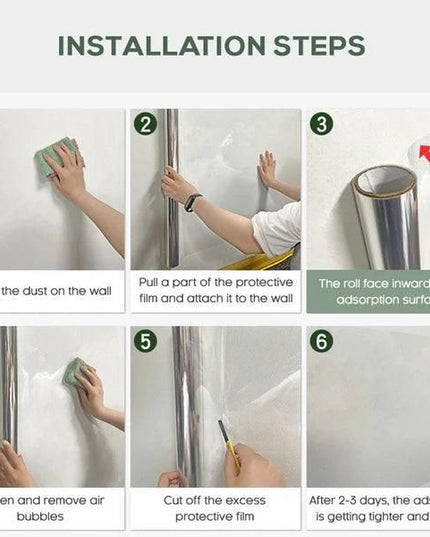 Self- Adhesive Transparent Electrostatic Wall Protection Film Buy 1 Get 1 Free