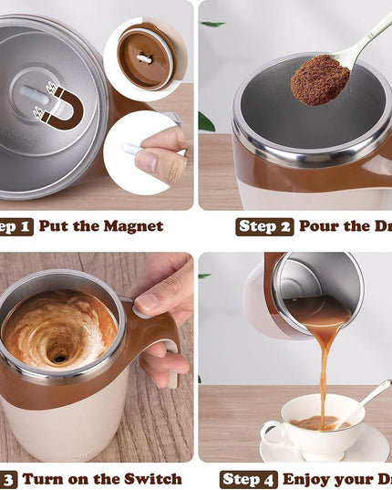 Self Stirring Magnetic Mug