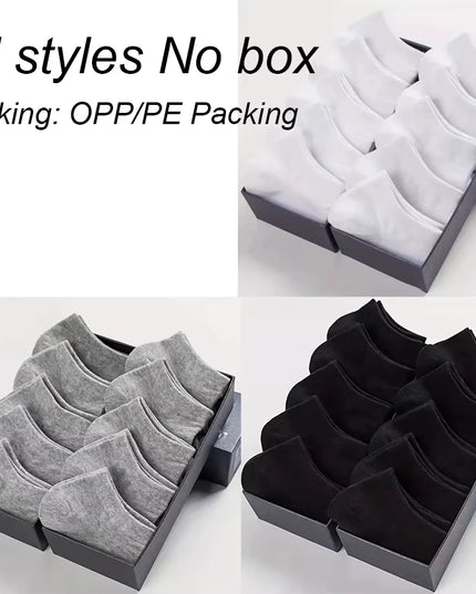 10/12/20/40 Pairs Men Boat Socks Business Sport Sweat Absorption Mature Summer Autumn Solid Color Soft Non Pilling Ankle Socks