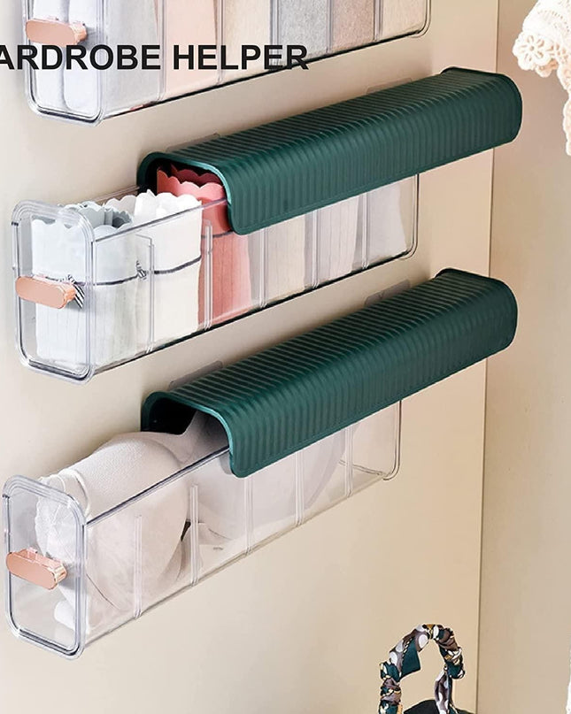 Clear Wall Mounted Drawer Organizer
