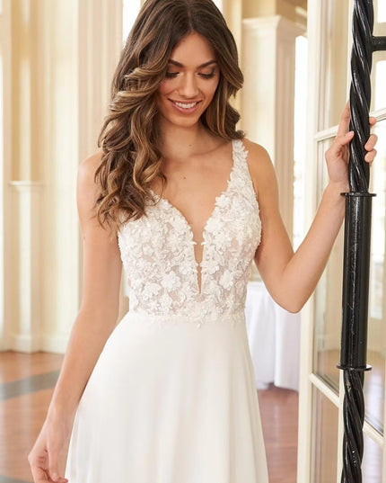 Lace Beach Wedding Dresses for Bride 2025 Mermaid Long Bridal Gowns Boho Wedding Gowns for Women