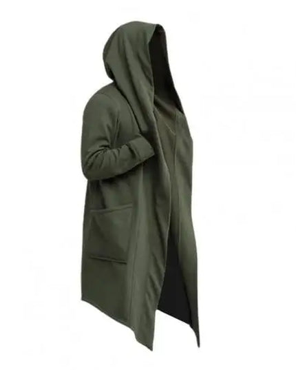 Fashion Hoodie Mens Leisure Cool Long Men Jacket Long Sleeve for Filming Men Jacket Costume Mantle Hoodies Jacket Cloak Coats